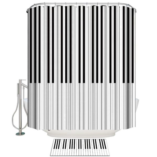 shower curtains piano black and white keyboard music bathroom mat with curtain accessory sets set
shower curtains piano black and white keyboard music bathroom mat with curtain accessory sets set