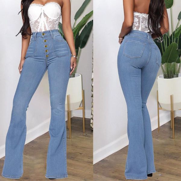 women's jeans vintage skinny five buttons high waist flare women slim fit stretch denim pants full length tight trousers mom, Blue
women's jeans vintage skinny five buttons high waist flare women slim fit stretch denim pants full length tight trousers mom, Blue