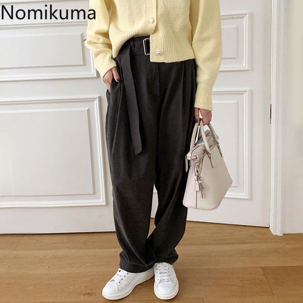 nomikuma korean chic suit pants women solid color casual loose high waist trousers female simple all-match wide leg pantalones, Black;white
nomikuma korean chic suit pants women solid color casual loose high waist trousers female simple all-match wide leg pantalones, Black;white