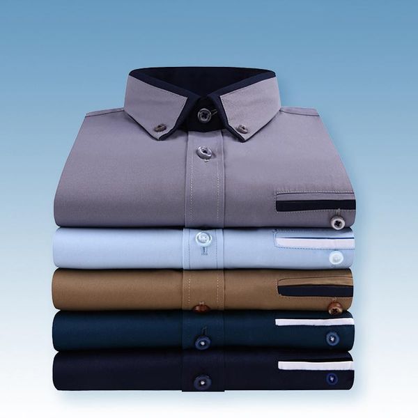 men's casual shirts men shirt spring long sleeve social dress causal business korean fashion slim non-iron thin, White;black
men's casual shirts men shirt spring long sleeve social dress causal business korean fashion slim non-iron thin, White;black