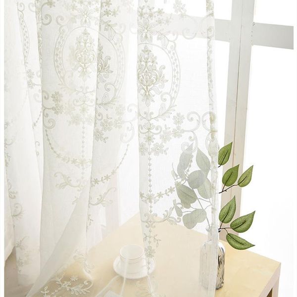 fashion embroider voile window curtain white decorative embroidery tulle door home el & drapes
fashion embroider voile window curtain white decorative embroidery tulle door home el & drapes