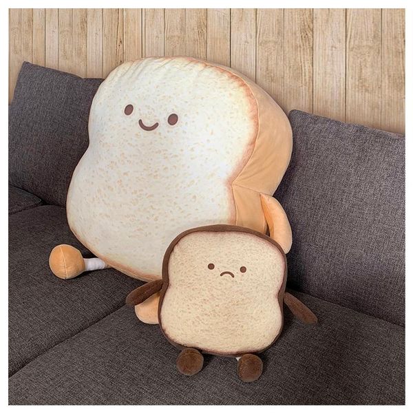 soft toast bread plush pillow cushion whole wheat cute doll sofa car waist throw toy large backrest cushion/decorative
soft toast bread plush pillow cushion whole wheat cute doll sofa car waist throw toy large backrest cushion/decorative