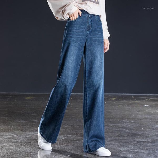 women's jeans women wide leg high waist est staight loose long pansts spring autumn casual lady trouser, Blue
women's jeans women wide leg high waist est staight loose long pansts spring autumn casual lady trouser, Blue