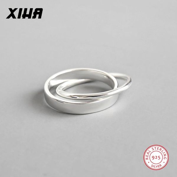 cluster rings real 925 sterling silver double circles interlocked for women size 5 6 7 luxury ladies statement fashion jewelry, Golden;silver
cluster rings real 925 sterling silver double circles interlocked for women size 5 6 7 luxury ladies statement fashion jewelry, Golden;silver