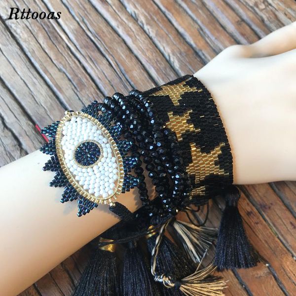 charm bracelets rttooas evil eye crystal beads bracelet set fashion handmade miyuki cuff for women punk jewelry accessories, Golden;silver
charm bracelets rttooas evil eye crystal beads bracelet set fashion handmade miyuki cuff for women punk jewelry accessories, Golden;silver