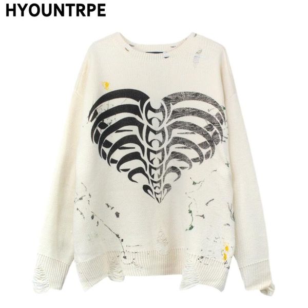 men's sweaters mens hip hop streetwear skull graffiti harajuku casual knitted sweater ripped holes cotton pullover men jumper, White;black
men's sweaters mens hip hop streetwear skull graffiti harajuku casual knitted sweater ripped holes cotton pullover men jumper, White;black