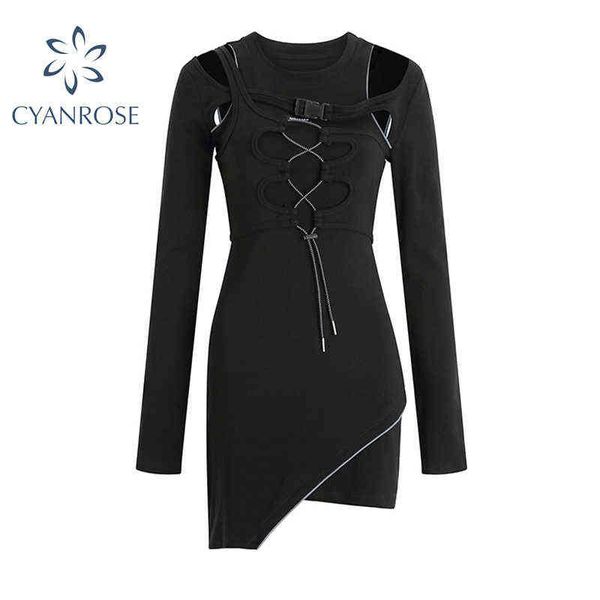 streetwear two-piece dress sets for women black 2021 new style chic slim-waist long sleeve club party dresses female suits y1204, Black;gray
streetwear two-piece dress sets for women black 2021 new style chic slim-waist long sleeve club party dresses female suits y1204, Black;gray