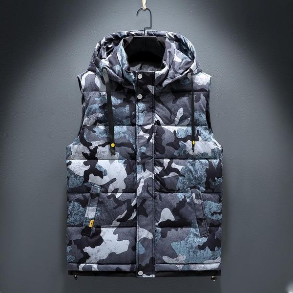 men's vests vest men plus size 6xl casual winter sleeveless jacket male hooded thick warm parka waistcoat cotton, Black;white
men's vests vest men plus size 6xl casual winter sleeveless jacket male hooded thick warm parka waistcoat cotton, Black;white