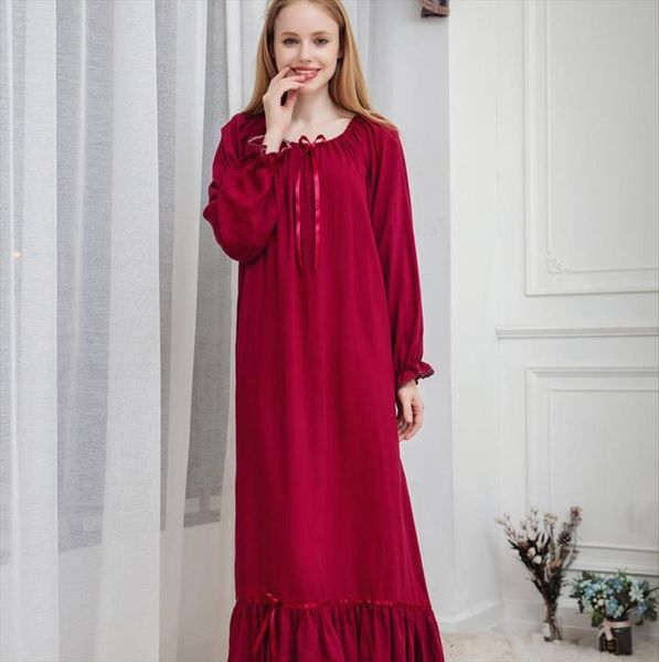 xxl plus size women sleepwear nightwear spring autumn cotton long nightgown night dress, Black;red
xxl plus size women sleepwear nightwear spring autumn cotton long nightgown night dress, Black;red