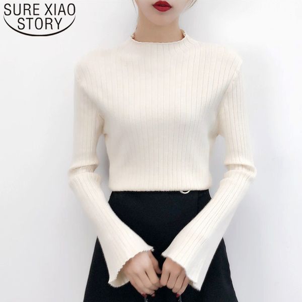 fashion sweaters computer knitted o-neck flare sleeve solid winter clothing women sweater and pullovers 5219 50 210415, White;black
fashion sweaters computer knitted o-neck flare sleeve solid winter clothing women sweater and pullovers 5219 50 210415, White;black