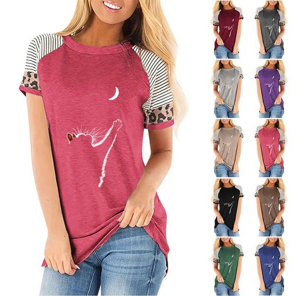 women's summer fashion printed animal striped round neck plus size t shirts casual loose s-5xl e girl oversized shirt t-shirt, White
women's summer fashion printed animal striped round neck plus size t shirts casual loose s-5xl e girl oversized shirt t-shirt, White