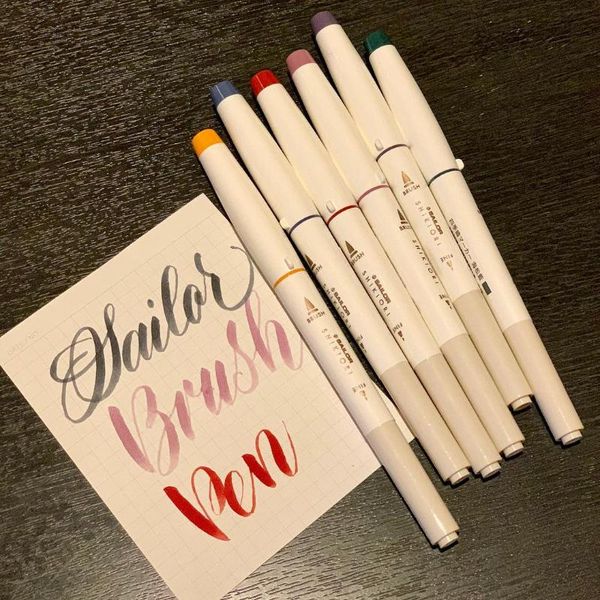 gel pens 1pcs japanese pilot cute four seasons color pigment brush pen kawaii art marker calligraphy journal
gel pens 1pcs japanese pilot cute four seasons color pigment brush pen kawaii art marker calligraphy journal