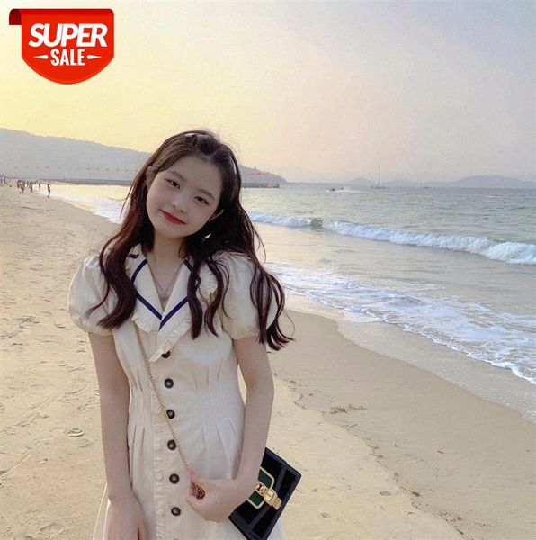 yukixiaoshu homemade waist slimming navy collar puff sleeve gentle college style dress summer #eb1b, Black;gray
yukixiaoshu homemade waist slimming navy collar puff sleeve gentle college style dress summer #eb1b, Black;gray