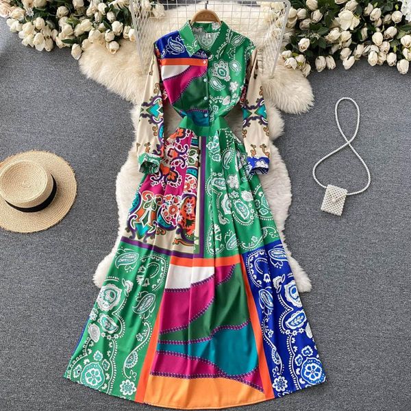 casual dresses c153 women fashion retro printed a-line dress 2021 autumn and winter slim long sleeve elegant vintage clothes vestidos, Black;gray
casual dresses c153 women fashion retro printed a-line dress 2021 autumn and winter slim long sleeve elegant vintage clothes vestidos, Black;gray