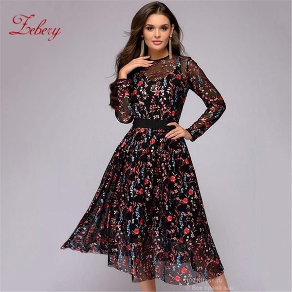 print mesh patchwork dress lace embroidered high-end woman long-sleeved high waist a-line dresses backless vestido casual, Black;gray
print mesh patchwork dress lace embroidered high-end woman long-sleeved high waist a-line dresses backless vestido casual, Black;gray