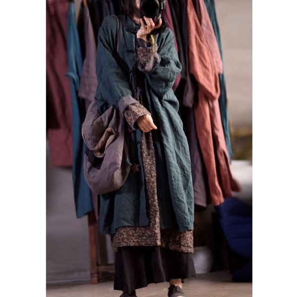 / september sober season linen wash make old big pocket contrast coil button windbreaker extended cardigan women's trench coats, Tan;black
/ september sober season linen wash make old big pocket contrast coil button windbreaker extended cardigan women's trench coats, Tan;black