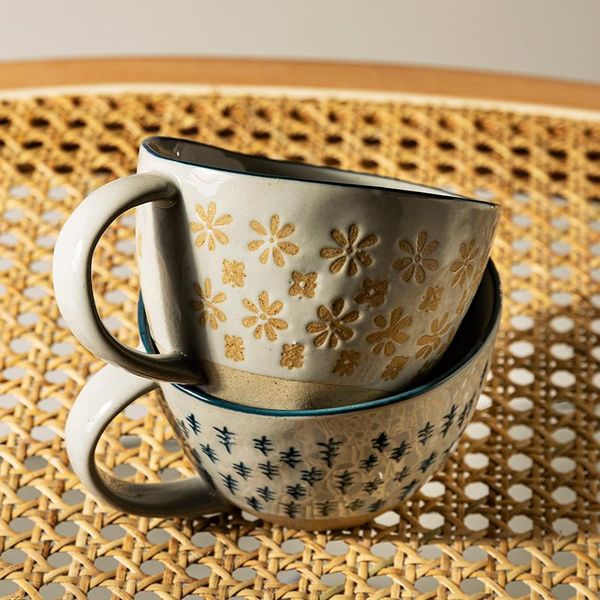 mugs 310ml japanese vintage ceramic mug handgrip cup for breakfast milk oatmeal coffee heat resistant office home drinkware tool
mugs 310ml japanese vintage ceramic mug handgrip cup for breakfast milk oatmeal coffee heat resistant office home drinkware tool