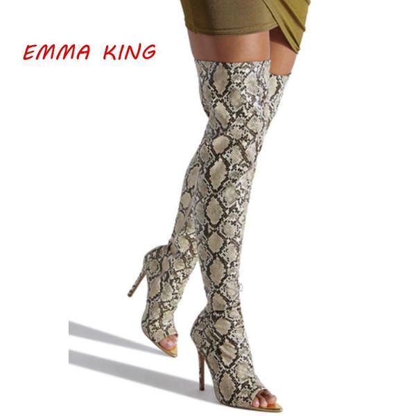 snake fashion winter prints over the knee boots women 2021 lady peep toe sandals long stretch thigh high heels, Black
snake fashion winter prints over the knee boots women 2021 lady peep toe sandals long stretch thigh high heels, Black