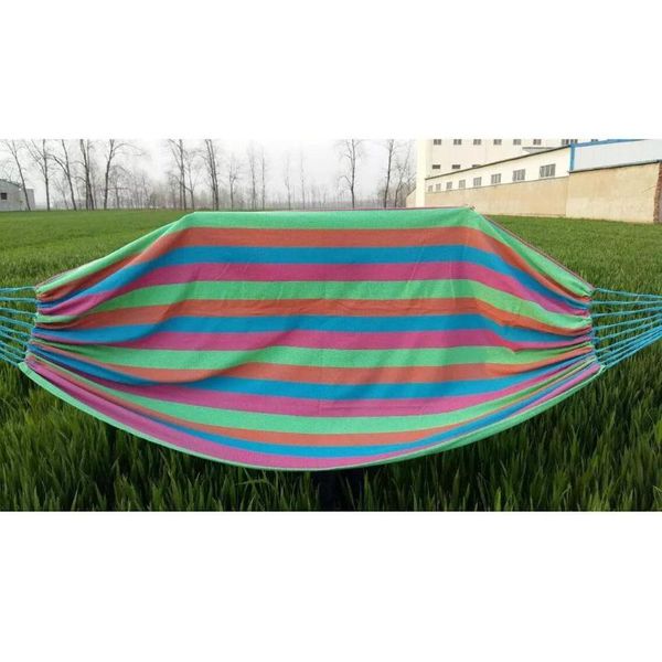 outdoor games & activities double camping canvas hammock travel swing striped garden hanging multicolor 150kg bed
outdoor games & activities double camping canvas hammock travel swing striped garden hanging multicolor 150kg bed