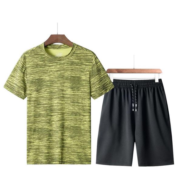men's loose t-shirt running sports suit round neck short-sleeve quick-dry shorts l-8xl 140kg can wear sport set gym clothing, White;black
men's loose t-shirt running sports suit round neck short-sleeve quick-dry shorts l-8xl 140kg can wear sport set gym clothing, White;black