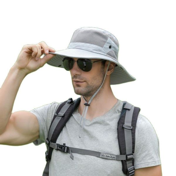 outdoor hats 1pcs men fishing camping hiking hunting sun hat bucket flap cap breathable wide brim, Black;white
outdoor hats 1pcs men fishing camping hiking hunting sun hat bucket flap cap breathable wide brim, Black;white