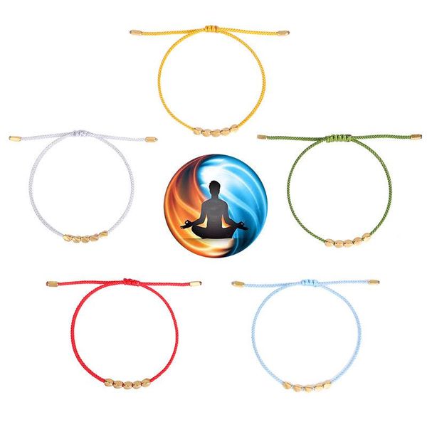 charm bracelets feng shui lucky buddhism colorful string wax thread wrist bracelet friendship yoga prayer unique gift chinese jewelry, Golden;silver
charm bracelets feng shui lucky buddhism colorful string wax thread wrist bracelet friendship yoga prayer unique gift chinese jewelry, Golden;silver