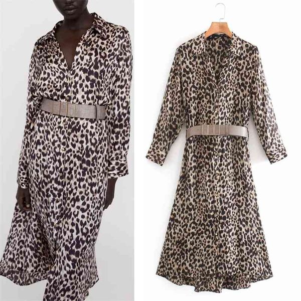 fashion contrast belt leopard satin dress women vintage animal print long sleeve midi woman button elegant es 210519, Black;gray
fashion contrast belt leopard satin dress women vintage animal print long sleeve midi woman button elegant es 210519, Black;gray