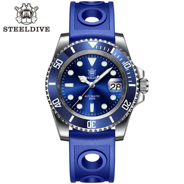 wristwatches steeldive sd1953 water ghost men's luxury watch 300m waterproof dive mechanical japan nh35 bgw9 super blue luminous wristw, Slivery;brown
wristwatches steeldive sd1953 water ghost men's luxury watch 300m waterproof dive mechanical japan nh35 bgw9 super blue luminous wristw, Slivery;brown