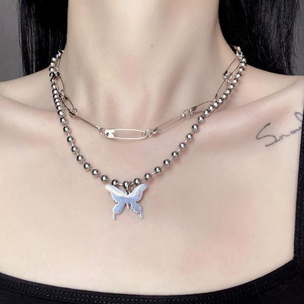 pendant necklaces vintage fashion butterfly for women girls charm choker chain boho beach jewelry gift, Silver
pendant necklaces vintage fashion butterfly for women girls charm choker chain boho beach jewelry gift, Silver