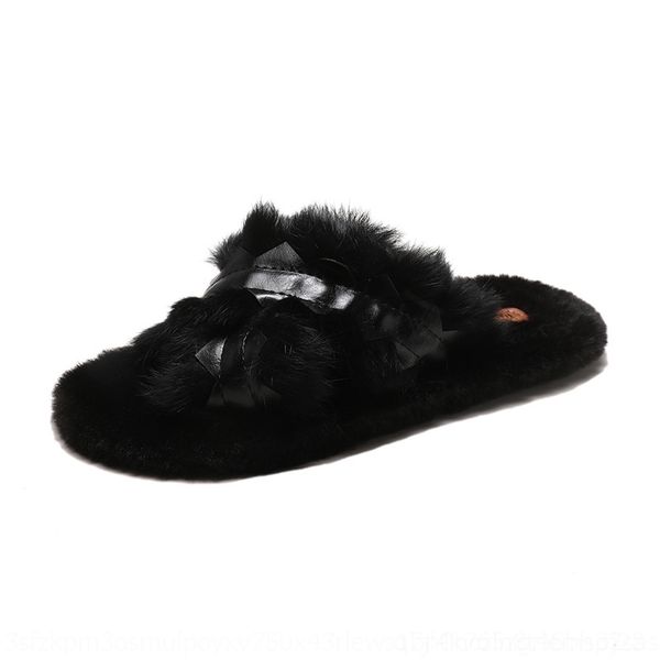 ur06 hairy women's wear 2020 spring and autumn korean social flat bottom slippers fashion net red cross hairy slipperswomen's spri, Black
ur06 hairy women's wear 2020 spring and autumn korean social flat bottom slippers fashion net red cross hairy slipperswomen's spri, Black