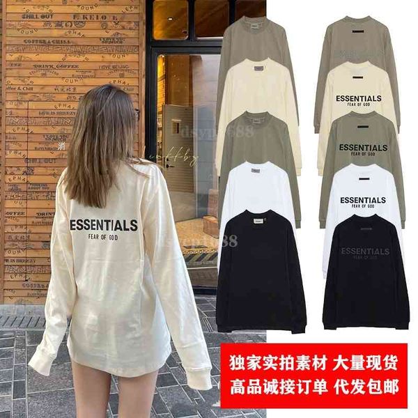 fog double line ess back letter high street leisure loose men's and women's long sleeve bottoms autumn winter top, Black
fog double line ess back letter high street leisure loose men's and women's long sleeve bottoms autumn winter top, Black