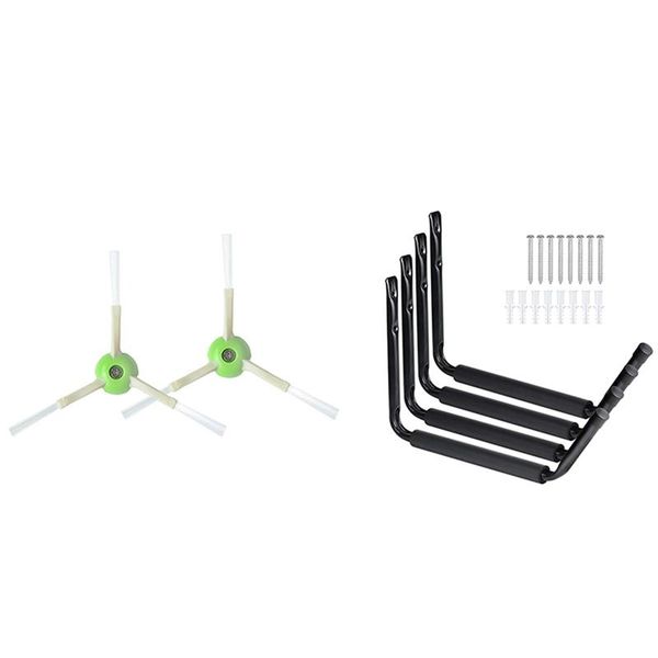 pair cleaning brushes green & 4 pcs kayak storage hooks rack utility rack, heavy duty garage hangers vacuum cleaners
pair cleaning brushes green & 4 pcs kayak storage hooks rack utility rack, heavy duty garage hangers vacuum cleaners