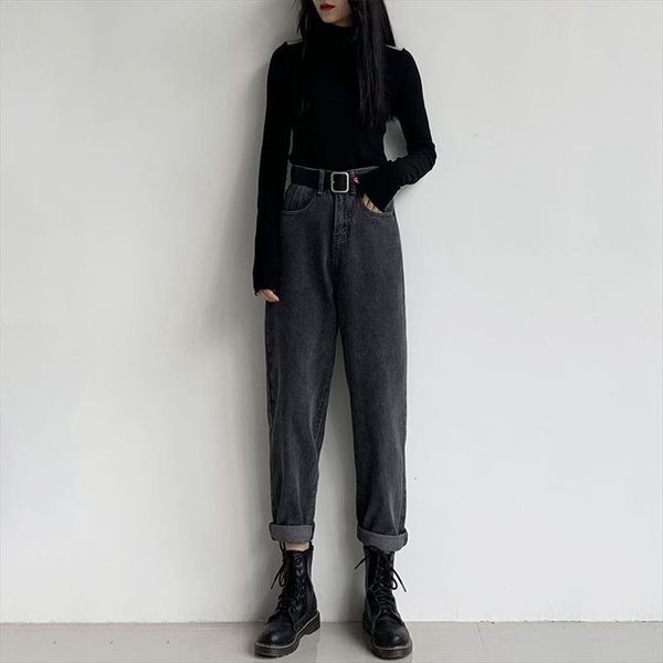 pants loose high waist black women jeans gray harem trousers pantalones vaqueros mujer, Blue
pants loose high waist black women jeans gray harem trousers pantalones vaqueros mujer, Blue