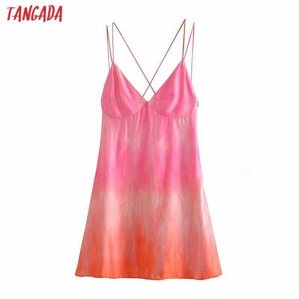 tangada women pink tie dyed print dress sleeveless backless summer fashion lady dresses vestido 3h471 210609, Black;gray
tangada women pink tie dyed print dress sleeveless backless summer fashion lady dresses vestido 3h471 210609, Black;gray