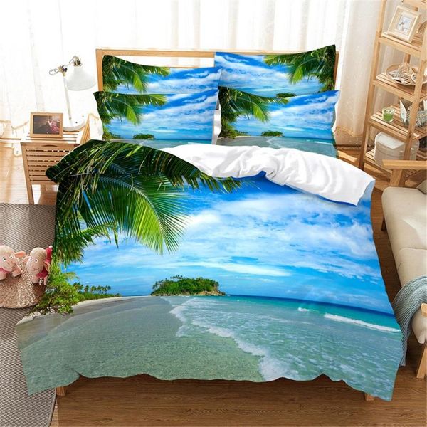 bedding sets 3d sea set duvet cover bed cotton bedroom