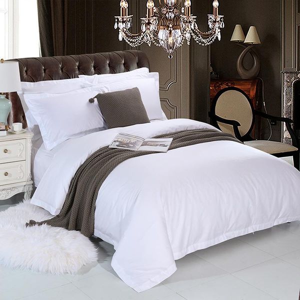 bedding sets el/home 4pcs set pure cotton goods 60x40s/60x60s thread white satin four piece sheet quilt cover pillow case x2
bedding sets el/home 4pcs set pure cotton goods 60x40s/60x60s thread white satin four piece sheet quilt cover pillow case x2