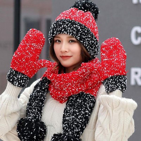 hats, scarves & gloves sets hat woman winter knit fashion with sweet scarf three-piece set, Blue;gray
hats, scarves & gloves sets hat woman winter knit fashion with sweet scarf three-piece set, Blue;gray