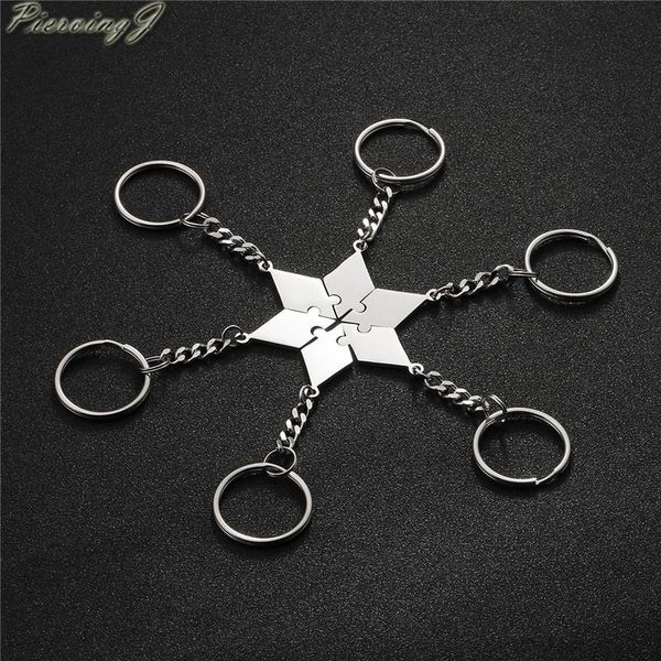 keychains piercingj stainless steel 5/6 piece friends bff necklaces friendship puzzle charm pendant necklace set, Silver
keychains piercingj stainless steel 5/6 piece friends bff necklaces friendship puzzle charm pendant necklace set, Silver