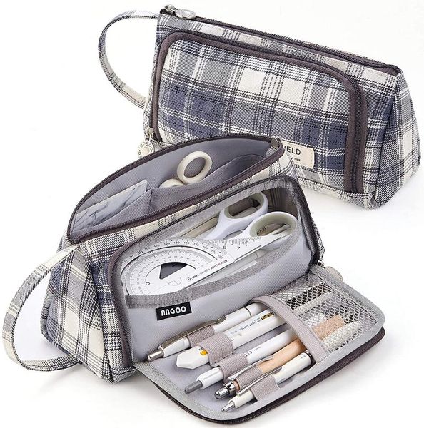 pencil bags organizer stationery case lattice big capacity pouch british style handhold pen bag gift for school teen girl boy plaid
pencil bags organizer stationery case lattice big capacity pouch british style handhold pen bag gift for school teen girl boy plaid