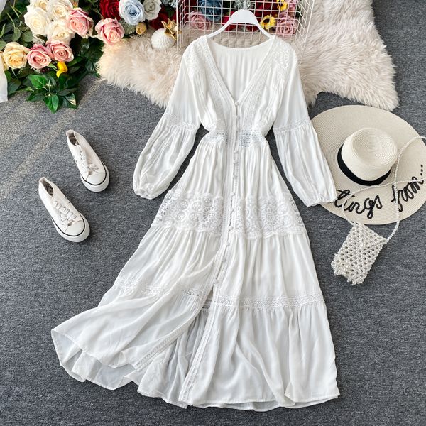 autumn white/red embroidery women long dress elegant v-neck long sleeve high waist big swing single-breasted casual dresses 2021swimwear bat, Black;gray
autumn white/red embroidery women long dress elegant v-neck long sleeve high waist big swing single-breasted casual dresses 2021swimwear bat, Black;gray