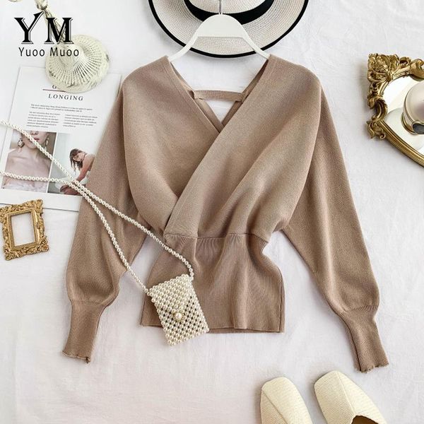 yuoomuoo good quality soft sweater women elegant v neck long batwing sleeve knitted pullover ladies outfit jumper sweater top, White;black
yuoomuoo good quality soft sweater women elegant v neck long batwing sleeve knitted pullover ladies outfit jumper sweater top, White;black