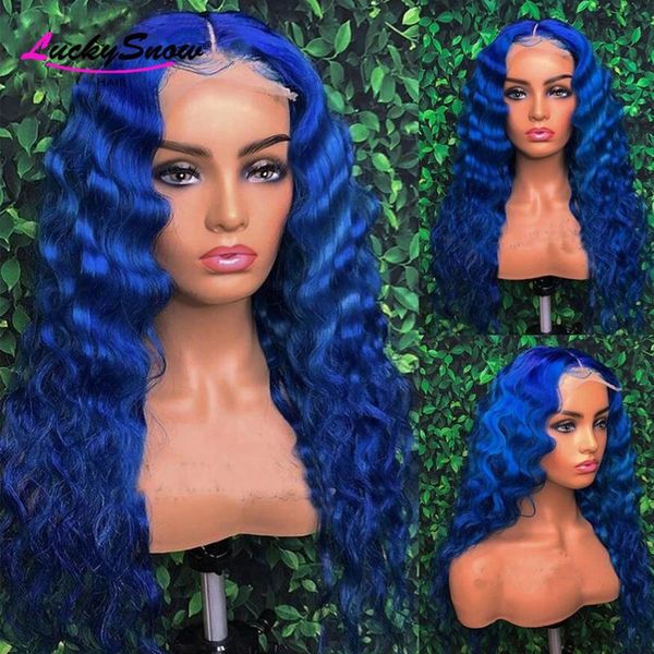 lace wigs 180 density deep wave front human hair for women preplucked brazilian remy blue colored with baby, Black;brown
lace wigs 180 density deep wave front human hair for women preplucked brazilian remy blue colored with baby, Black;brown