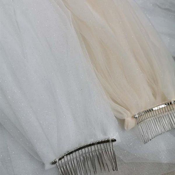 bridal veils bling two layers 3.5m long wedding luxury shiny glitter tulle bride mesh veil with comb mariage accessories, Black
bridal veils bling two layers 3.5m long wedding luxury shiny glitter tulle bride mesh veil with comb mariage accessories, Black