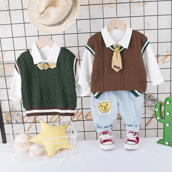 clothing sets spring baby boy clothes toddler kids for boys born vest+ long sleeve shirt+pants 3 pcs children 1-5 age, White
clothing sets spring baby boy clothes toddler kids for boys born vest+ long sleeve shirt+pants 3 pcs children 1-5 age, White
