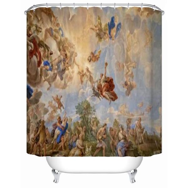 shower curtains medieval fresco decor curtain oil printing retro home fabric bathroom waterproof with hooks
shower curtains medieval fresco decor curtain oil printing retro home fabric bathroom waterproof with hooks