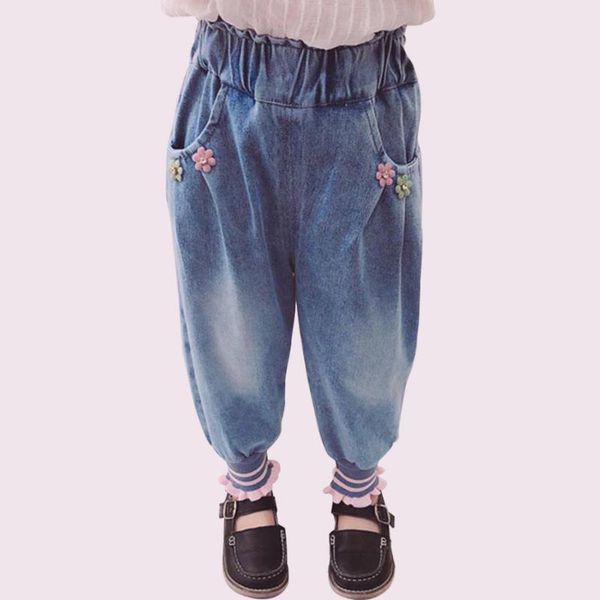 jeans kids floral toddler baby girl casual style infantil spring autumn kid dnim clothes, Blue
jeans kids floral toddler baby girl casual style infantil spring autumn kid dnim clothes, Blue