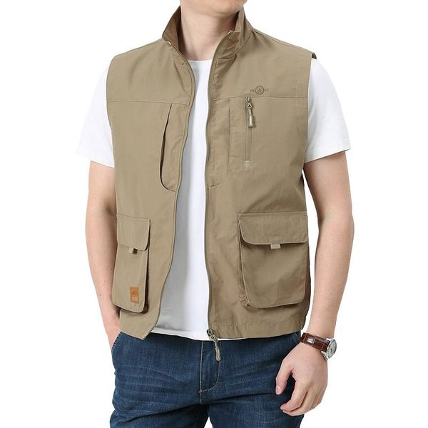 men's vests sleeveless jacket men hiking outdoor multi-pockets thin mesh military vest male quick dry pographer fishing waistcoat, Black;white
men's vests sleeveless jacket men hiking outdoor multi-pockets thin mesh military vest male quick dry pographer fishing waistcoat, Black;white