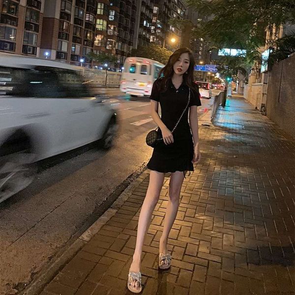 casual dresses french summer small waisted platycodon skirt women hepburn style black a-word pop romper, Black;gray
casual dresses french summer small waisted platycodon skirt women hepburn style black a-word pop romper, Black;gray