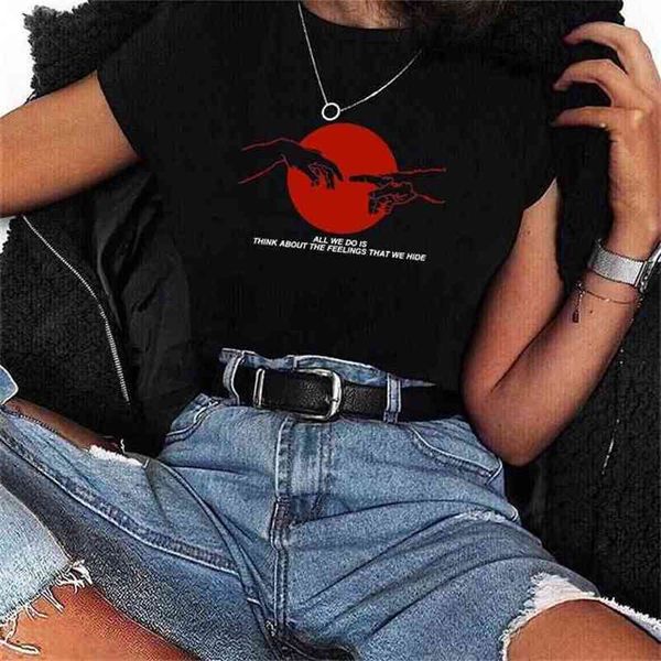 all we do is think about the feelings that hide tumblr quotes t-shirt grunge style fashion graphic tee 210512, White
all we do is think about the feelings that hide tumblr quotes t-shirt grunge style fashion graphic tee 210512, White