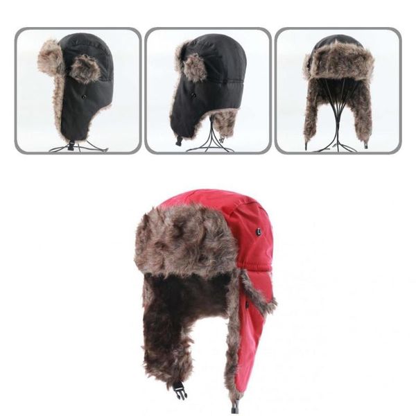 berets casual ear flap hat pure color autumn winter waterproof no brim unisex, Blue;gray
berets casual ear flap hat pure color autumn winter waterproof no brim unisex, Blue;gray